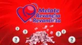 Here follows today's Melate, Revancha and Revanchita draw.