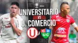 Universitario vs Unión Comercio se medirán en el Estadio Monumental.