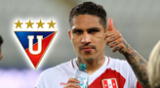 Paolo Guerrero es nuevo refuerzo de LDU para la Liga Pro de Ecuador y la Copa Sudamericana