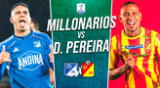 Millonarios vs. Pereira se jugará por la segunda fecha de la Liga BetPlay 2023.