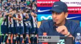 Guillermo Salas said there are upset players at Alianza Lima