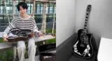 El cantante surcoreano envió un emotivo mensaje tras recibir la guitarra de Ken.