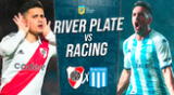 River Plate y Racing se enfrentan por la Liga Profesional Argentina