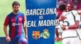Barcelona y Real Madrid juegan el clásico español en Estados Unidos