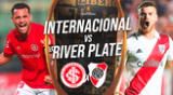Internacional y River Plate se enfrentan por los octavos de la Copa Libertadores
