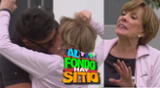 Francesca quedó anonadada al ser abruptamente besada por Silvio en "Al fondo hay sitio".