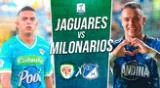 Jaguares vs. Millonarios por Liga BetPlay