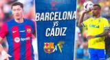 Barcelona vs. Cádiz EN VIVO por fecha 2 de LaLiga