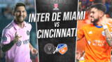 Inter Miami vs Cincinnati se enfrentan en el TQL Stadium.