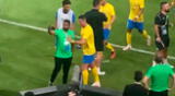 Cristiano Ronaldo estalló contra trabajador en el entretiempo del partido de Al-Nassr - VIDEO