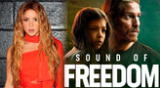 La cantante colombiana Shakira apareció en la película "Sound of freedom" y hace llorar casi a todos.