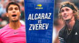 Alcaraz vs. Zverev se enfrentan por el US Open.