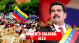 Consulta más detalles del aumento del salario mínimo en Venezuela 2023 que podría llegar a 100 dólares como máximo.