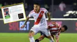 Prensa brasileña habló de la selección peruana