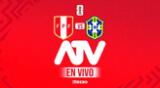 Partido entre Perú vs Brasil será transmitido por ATV (Canal 9)
