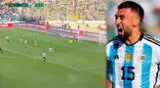 Nicolás Gonzáles puso el 3-0 de Argentina sobre Bolivia
