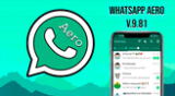 Get the WhatsApp Aero V9.81 version for free on your Android smartphone.