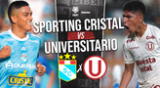 Sporting Cristal vs Universitario se enfrentan en el Estadio Nacional.