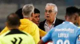 Jorge Fossati y Tiago Nunes protagonizaron un tenso momento en el partido de Sporting Cristal vs. Universitario.