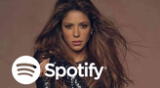 Shakira fue conmemorada por Spotify y tendrá su propio día