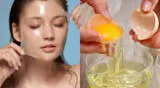 Know how to correctly apply egg white skin masks.