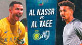 Al Nassr vs. Al Taee EN VIVO con Cristiano Ronaldo.