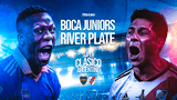 Boca vs River se enfrentan en el estadio La Bombonera.