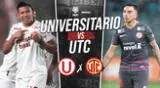 Universitario juega un partido clave contra UTC en el Estadio Monumental por la Liga 1