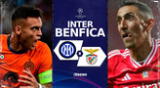 Inter vs Benfica por el Grupo D de la Champions League