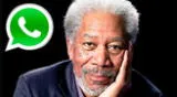 Con este truco de WhatsApp podrás enviar audios con la voz del famoso Morgan Freeman.
