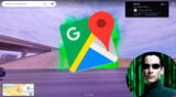 Un curioso hallago de Google Maps se ha vuelto viral por su gran parecido con la 'Matrix' de Keanu Reeves.
