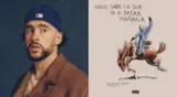 Bad Bunny confirma la fecha de estreno de su disco 'Nadie sabe lo que va a pasar mañana'.