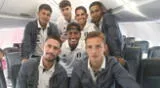 Perú llegó a Santiago para el partido ante Chile.