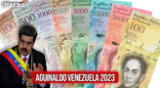 Conoce los 5 montos que recibirán como parte del Aguinaldo Venezuela 2023.