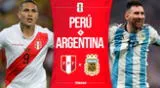 Perú vs Argentina se medirán en el Estadio Nacional.