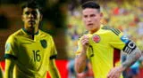 Ecuador vs. Colombia juegan por la fecha 4 de las Eliminatorias 2026.
