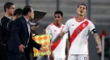 Paolo Guerrero was substituted at halftime of Peru vs Argentina
