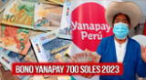 Conoce si podás cobrar el Bono Yanapay de 700 soles para octubre del 2023.