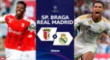 Real Madrid y Sporting Braga se enfrentan en partido por la Champions League