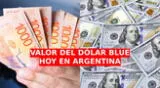 Cotización del Dólar Blue en Argentina para hoy, lunes 23 de octubre