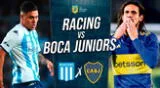 Boca Juniors visita a Racing Club en Avellaneda por la Copa de la Liga