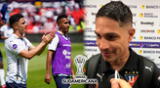 Paolo Guerrero advised the LDU team not to get nervous in the Sudamericana final