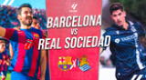 Barcelona visita a Real Sociedad por la fecha 12 de LaLiga EA Sports 2023/24