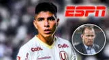 Piero Quispe recibe elogios de periodista de ESPN