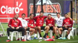 Selección peruana cumplió un día más de entrenamiento en la Videna.