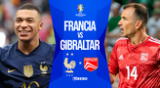 Francia recibe a Gibraltar por la fecha 9 de la Clasificatoria Euro 2024.