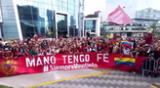 Hinchas de Venezuela acaparan las calles de Lima previo al partido por Eliminatorias.