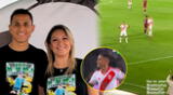 Alessandra Cordero asistió al estadio para el Perú vs. Venezuela y compartió su felicidad por el gol que anotó Yoshimar Yotún.