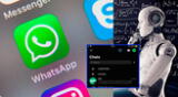 WhatsApp incluirá Inteligencia Artificial para facilitar la comunicación entre usuarios Android y iOS.
