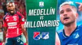 Medellín juega contra Millonarios por la Liga BetPlay